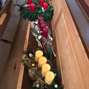 Adventkranzweihe in Burgkirchen