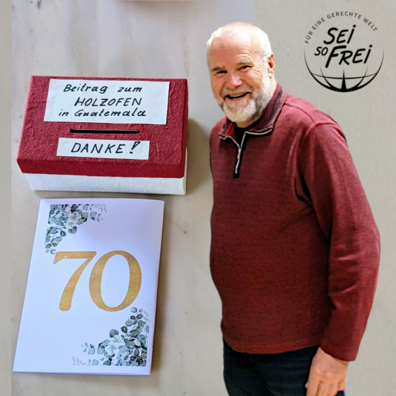 Josef Wöß bei seinem 70iger