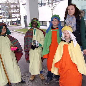 Sternsinger unterwegs