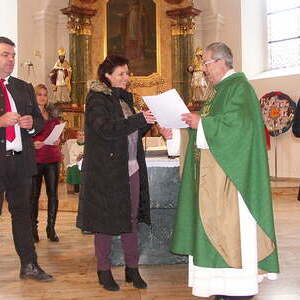 Ehrung langjähriger Chormitglieder