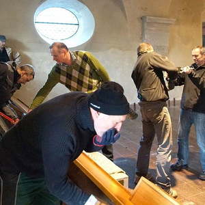 Ausräumen der Kirche am 29.01.2016