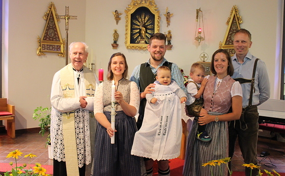 Taufe von Theo Hermann Eder