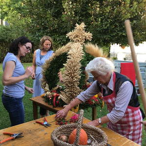 Vorbereitung zum Erntedankfest