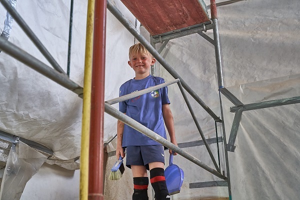 Fußballprofi im Einsatz