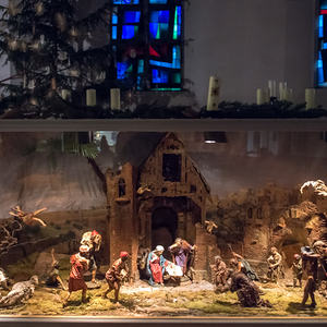 Die Kindermette in der Pfarre Kirchdorf/Krems. Gestaltet von der Katholischen Jungschar.