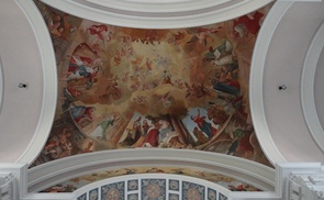 Fresko Pfarrkirche Linz-Hl. Familie