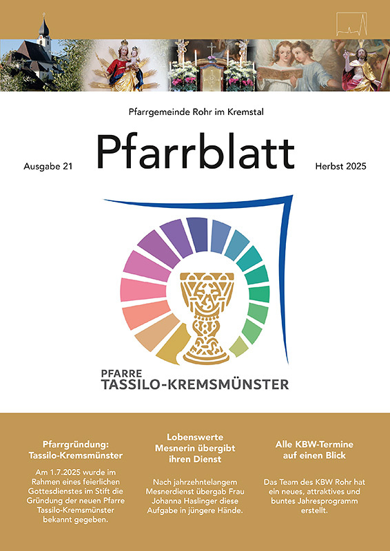 Pfarrblatt Herbst 2025