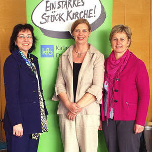 V.l.n.r.: Veronika Pernsteiner, Barbara Haas und Anna Rosenberger.