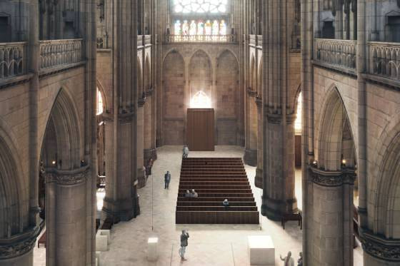 Mariendom Altarraumgestaltung - neu Rendering