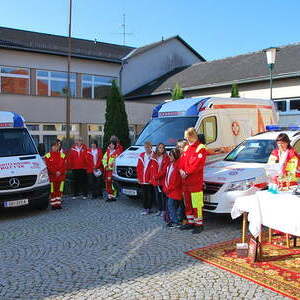 Fahrzeugsegnung des Samariterbundes Feldkirchen