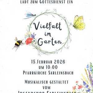 Vielfalt im Garten - Gottesdienst