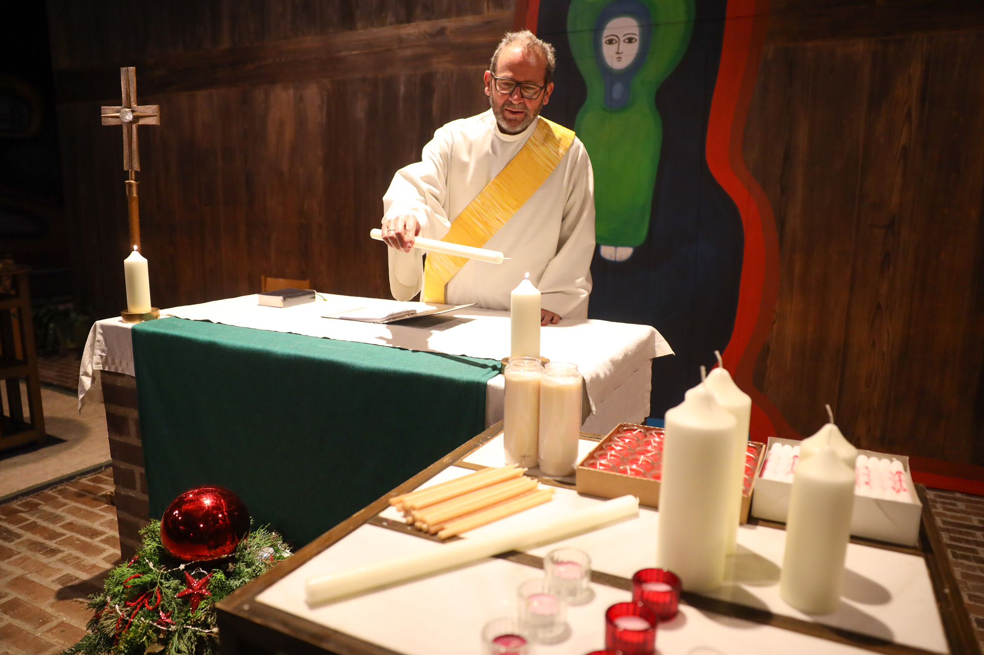 Kerzensegnung / laumat.at/Matthias Lauber Segnung der Kerzen zu Maria Lichtmess