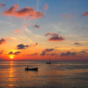 Sonnenuntergang am Meer