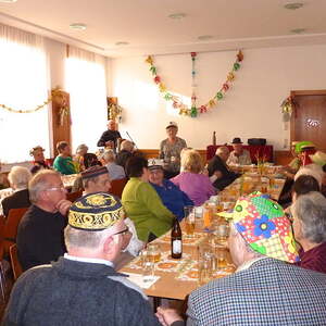 Gute Stimmung beim Seniorenfasching