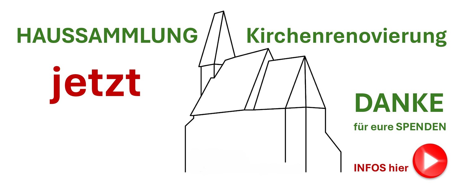 Haussammlung Kirchenrenovierung