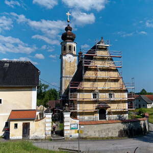 Außenrenovierung der Wallfahrtskirche Hilkering 2016