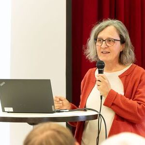 Dekanatsassistentin Susanne Lammer beim spirituellen Impuls