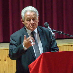 Gedenkfeier  in die Pfarrbaracke Ternberg.Bild: Dr. Josef PühringerFoto: Haijes