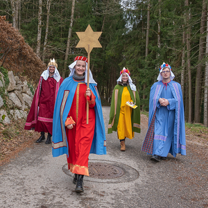 Impressionen der Sternsingeraktion 2022 in Kirchdorf