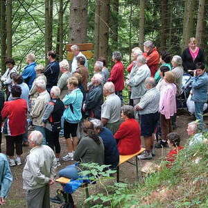 Von allen Himmelsrichtungen kamen die Menschen zur Bergmesse