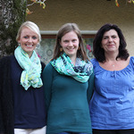 Regina Schreiber (Helferin), Anna Maderstein (Pädagogin + Leiterin) & Karin Forthuber (Stützhelferin)