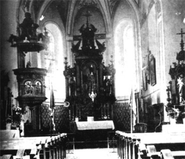 Die Kirche um 1893 