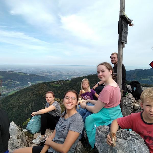 Pfarrjugend bei der Jugend-Wanderung