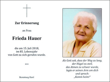 Frieda Hauer