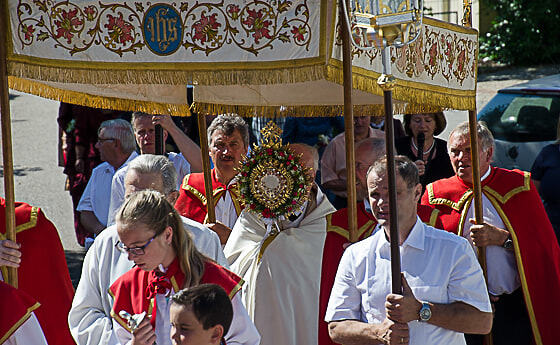Fronleichnam 2017 in der Pfarre Kopfing