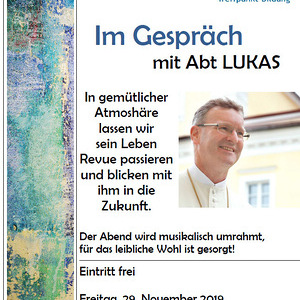 Im Gespräch mit Abt Lukas