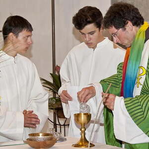 Abschieds-Gottesdienst und -feier mit P. Martin