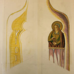 Entwurfszeichnung mit eingebetteter Figur