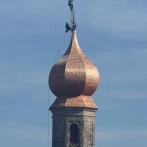 Turmkreuz Erntedanksonntag