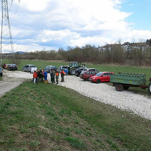 Traunauen-Reinigung mit ökomenischen Gottesdienst