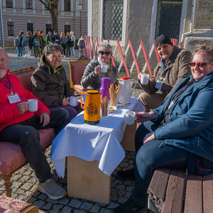 Bei der Tea Time gab es sowohl Tee als auch die Möglichkeit zum Gespräch.