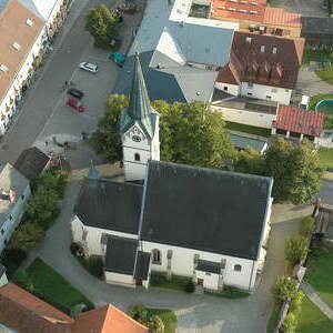 Kirche von oben