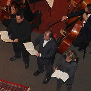 Michael Nowak, Harald Pichler und Ursula Langmayr - die Solisten von oben!