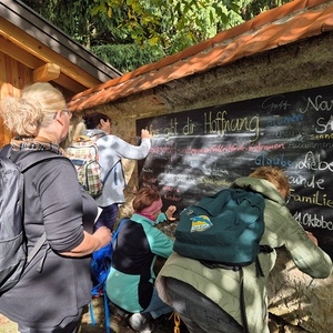 unterwegs auf dem Landschaftsrahmenweg