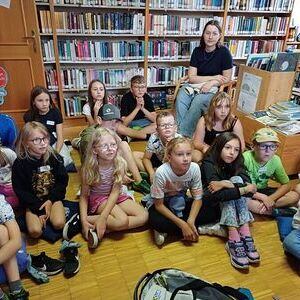 Bibliotheksrallye in der Bibliothek Helfenberg