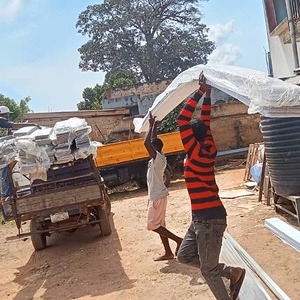 Transport Baumaterial