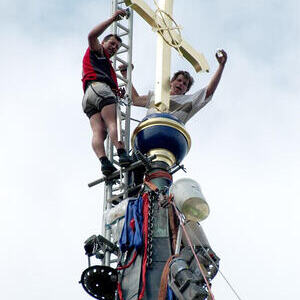 Bei der Renovierung 2004