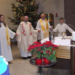 Segnung des Kindergartenzubaus