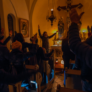 Abendweg von der Pfarrkirche Kirchdorf zum KalvarienbergkapelleFoto Jack Haijes