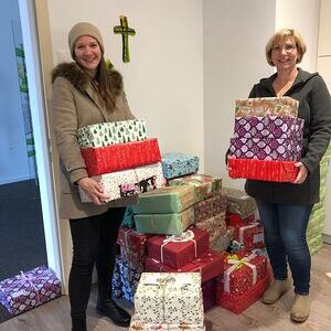 Christkind aus der Schuhschachtel