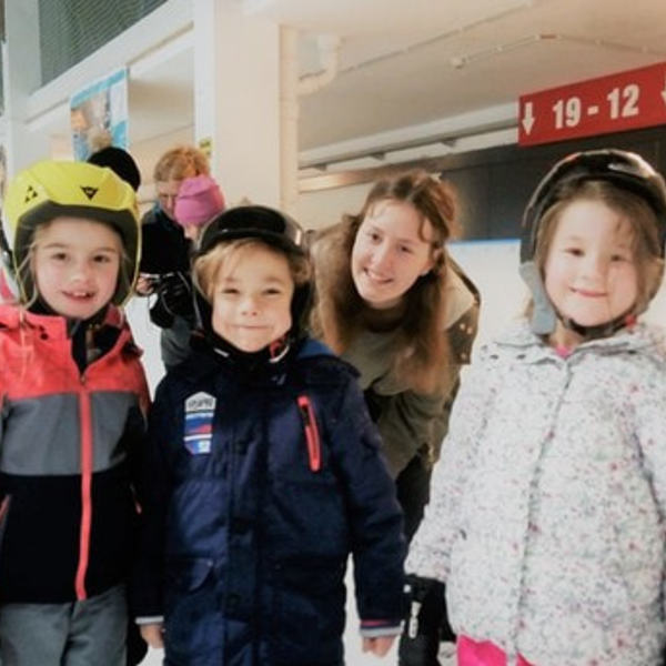 Schneespaß mit den Minis