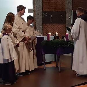 Familiengottesdienst und Miniaufnahme