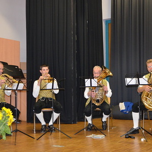 musikalische Gestaltung durch eine Abortnung der Musikkapelle