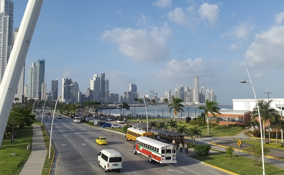 Cinta Costera in Panama-Stadt