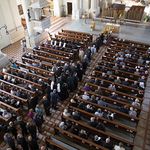 Begräbnisgottesdienst für Josef Ahammer in der Pfarrkirche Linz-Hl. Familie