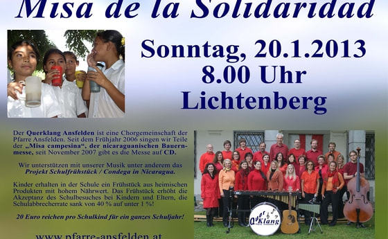 Einladung: Misa de la Solidaridad